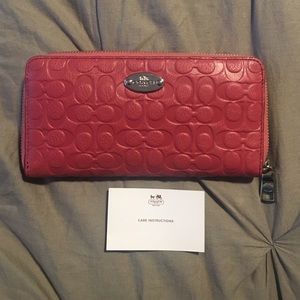 Authentic coach wallet